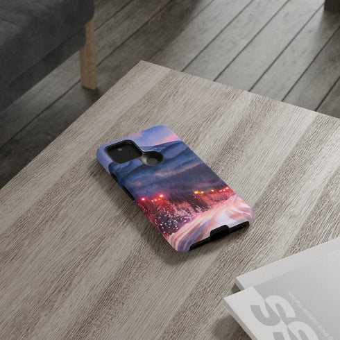Christmas in Vail Colorado - Impact Resistant Phone Case